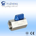 Stainless Steel Mini Ball Valve FF-NPT/BSPT/BSPP Internal Thread